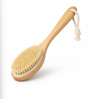 Dry Body Brush with Natural Bristles Spa