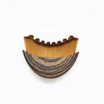 Sculpting Wood Face Brush for Lymphatic Drainage